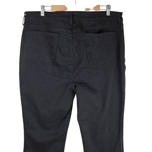 NYDJ Sheri Slim Jeans Mid Wash Lift Tuck Shaping Stretch Storm Black‎ 18 - Picture 6 of 8